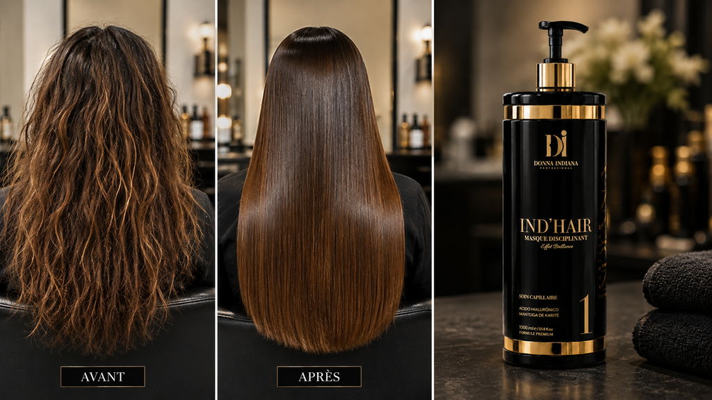IND'HAIR Lissage Indien 1 L | Étape 1