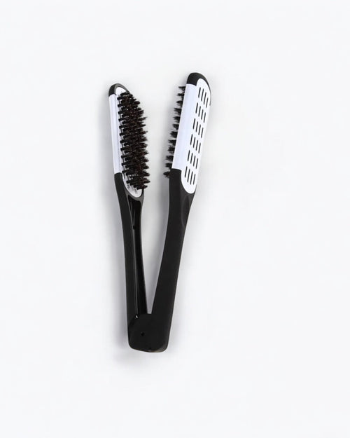 Brosse-peigne double face poils naturels