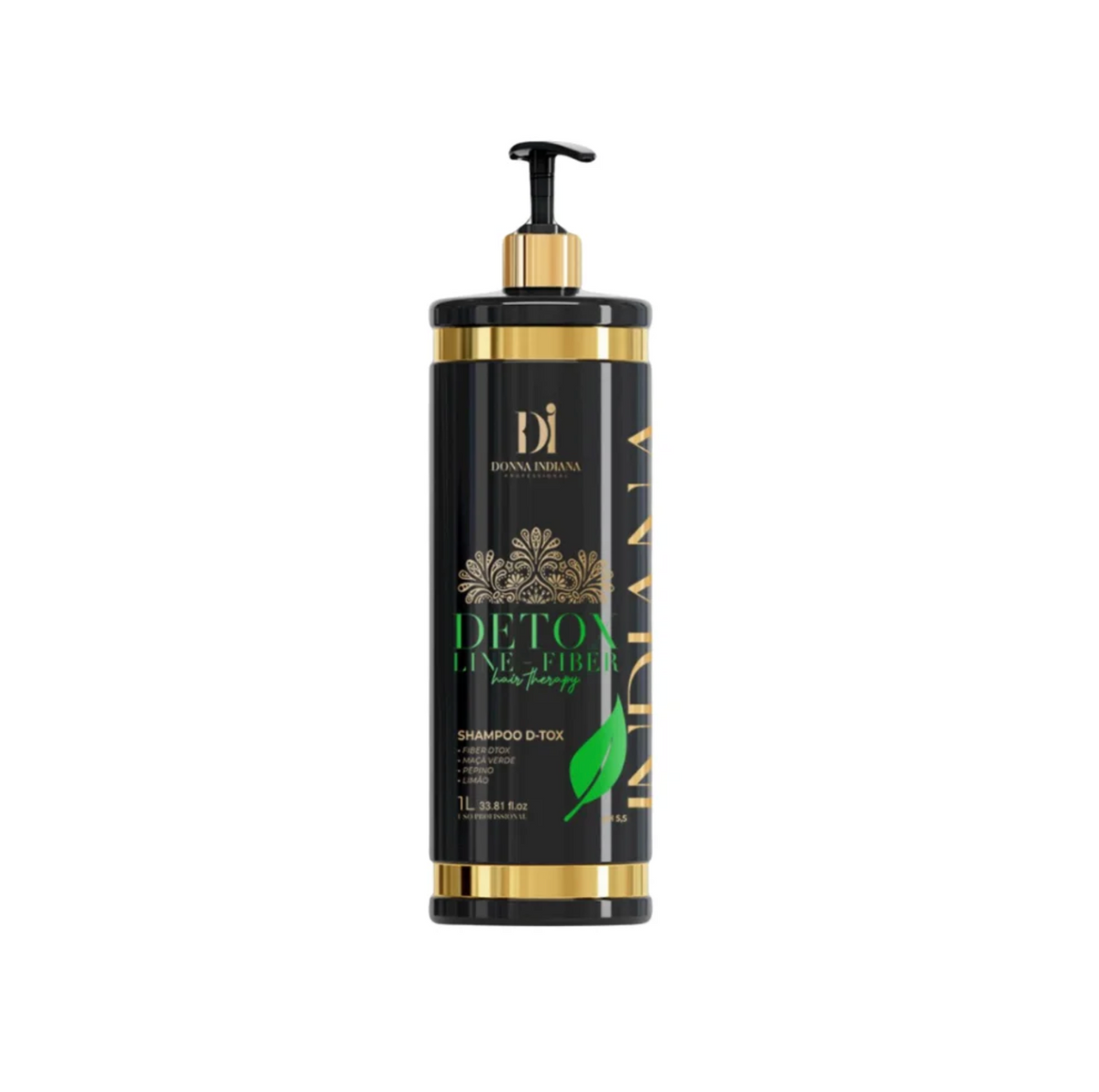 Shampoing Détox Indiana Line Fiber 1L – Nettoyage Profond & Purifiant