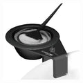 Bol Atix noir avec support de fixation