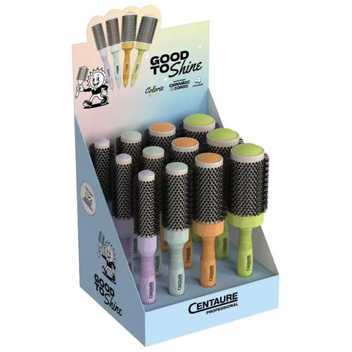 Brosses thermiques Shine Colorix céramique, 4 tailles