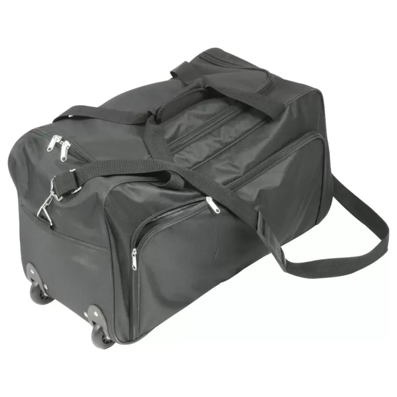 Sac de rangement Rolly-3 noir à roulettes