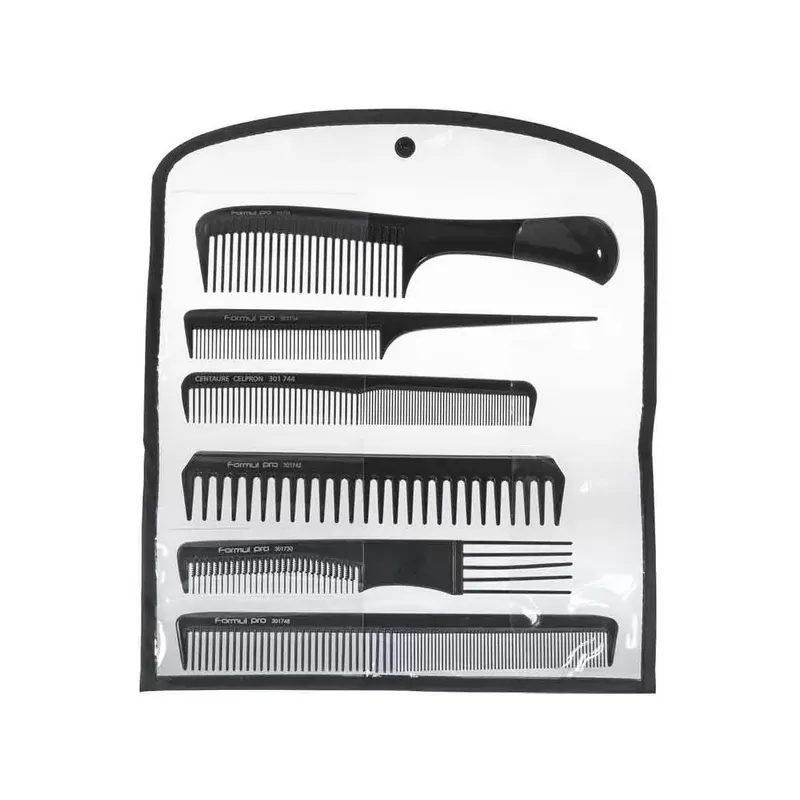 Trousse de 6 peignes professionnels Formul Pro